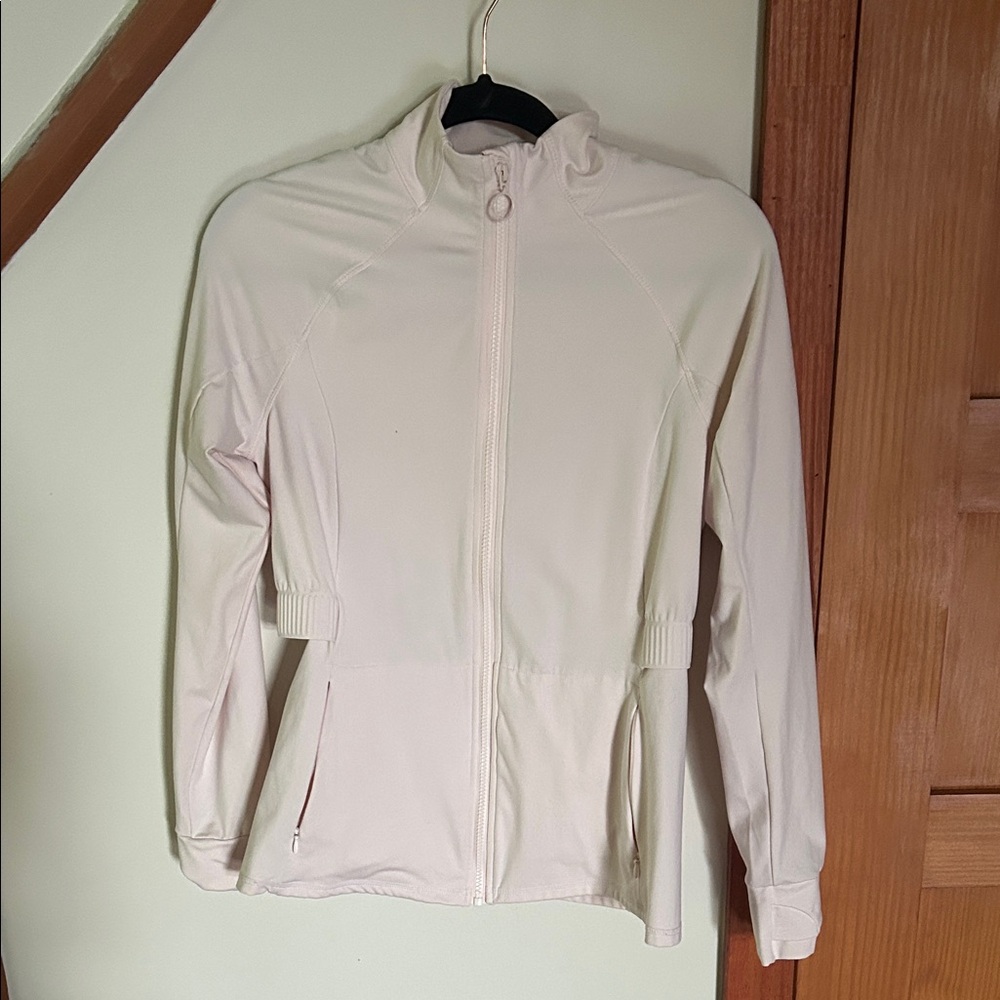 Fabletics Women's Cream Utility Jacket